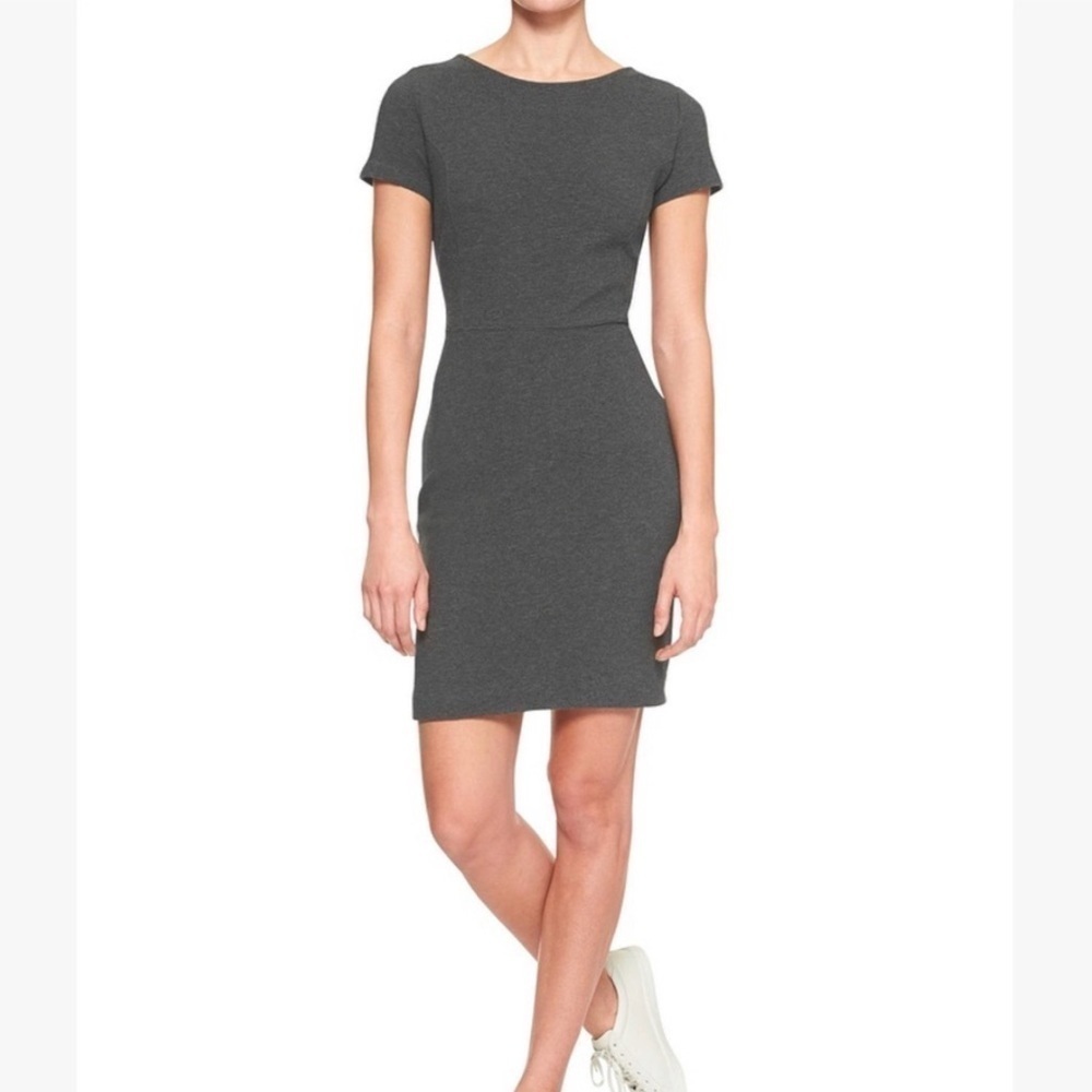 Banana Republic 100% Cotton scoop back dress, size 2
